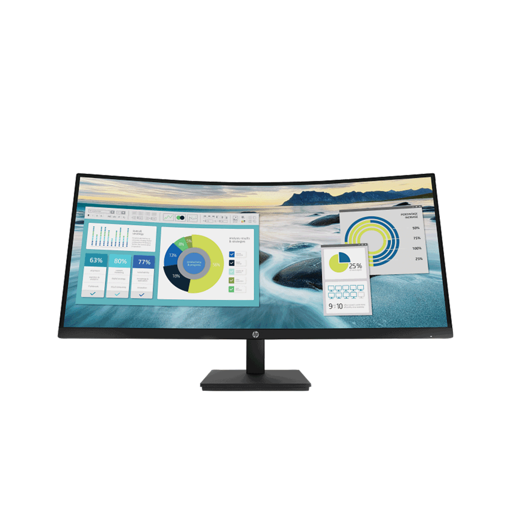 HP P34hc G4 WQHD USB-C Curved Monitor